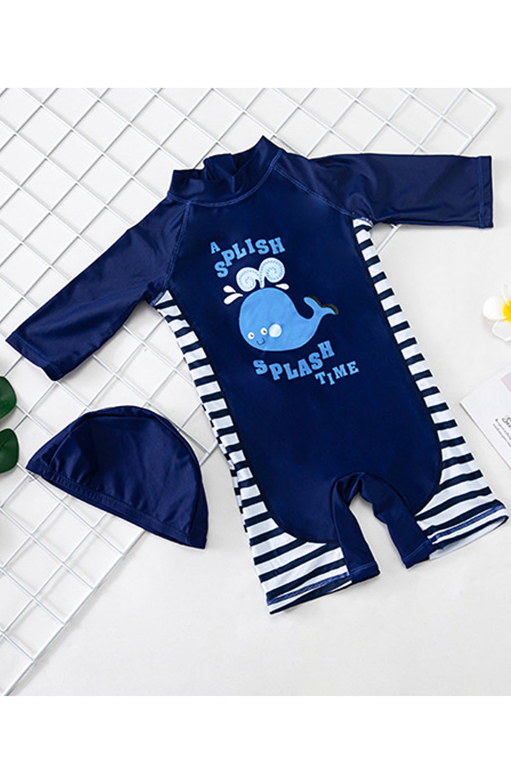 Baby Boys Fashionable Flexible One Piece Beach Swimwear