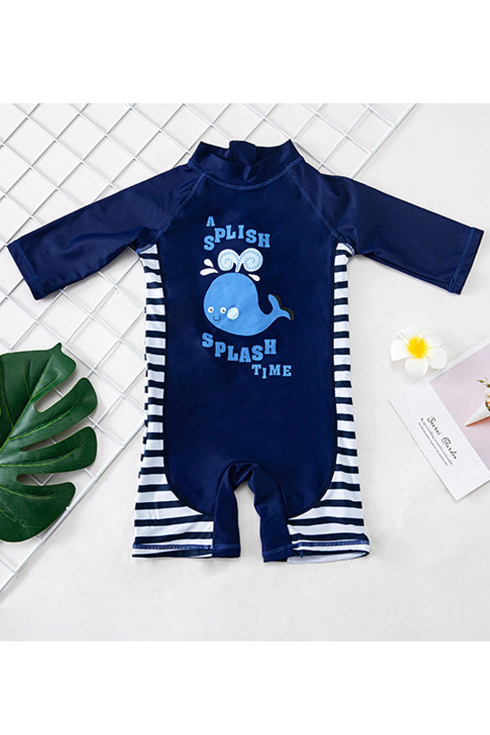 Baby Boys Fashionable Flexible One Piece Beach Swimwear
