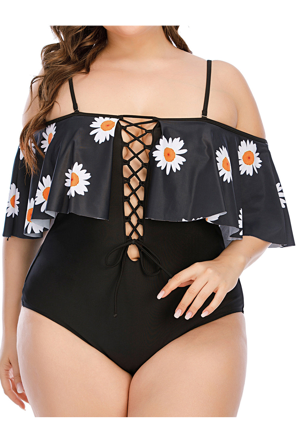Women Pretty One Piece Flower Printed Amazing Swimwear