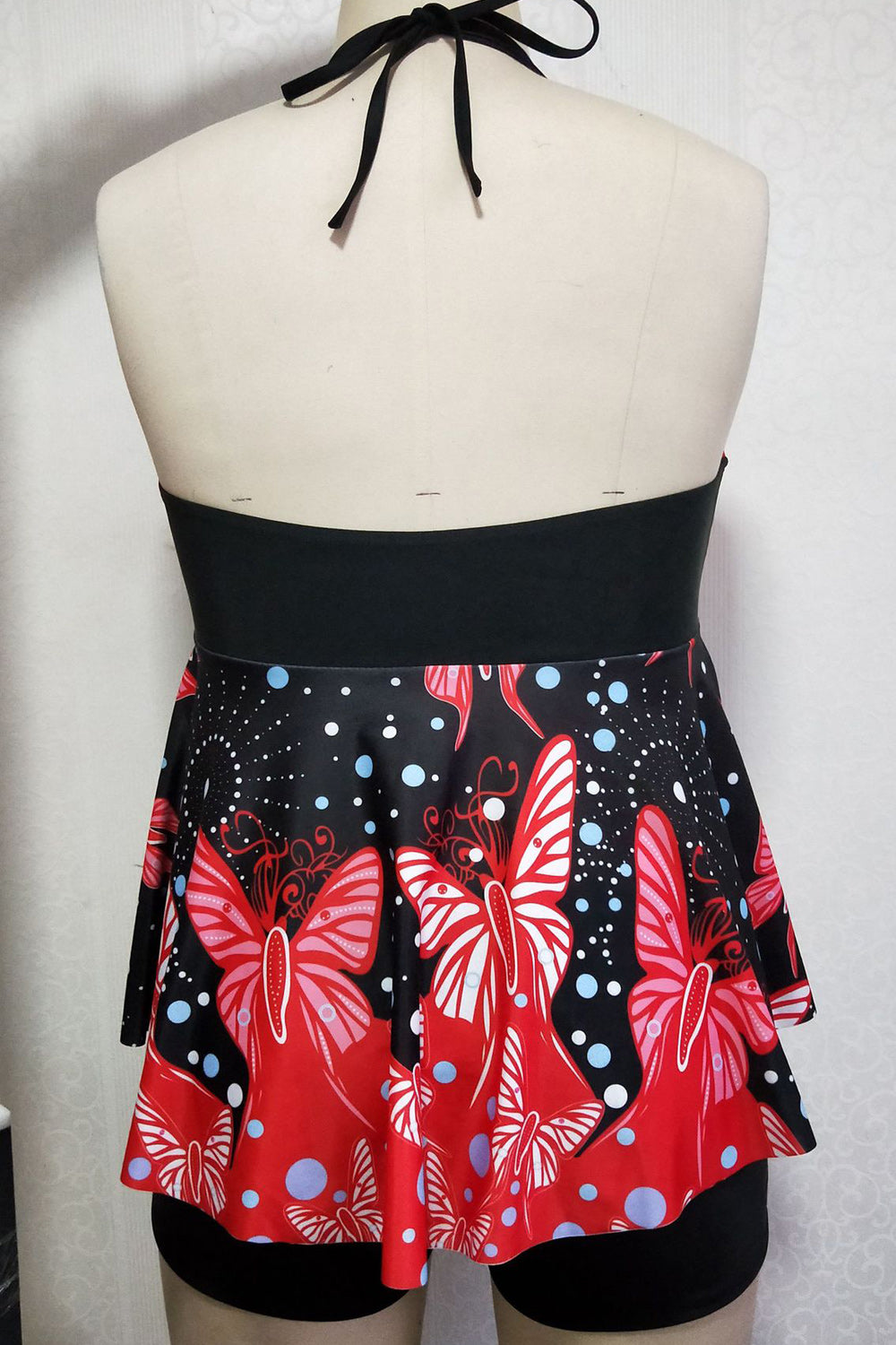 Women Deep V-Neck Trendy Printed Style Breathable Soft Swimwear