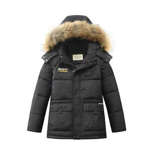 Kids Boys Winter Fashion Thick Padded Jacket
