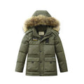 Kids Boys Winter Fashion Thick Padded Jacket
