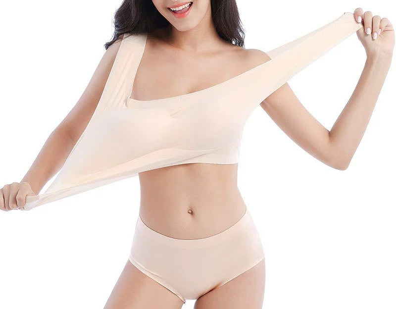 Women Solid Colored Stretchable Full Cup Sports Bra