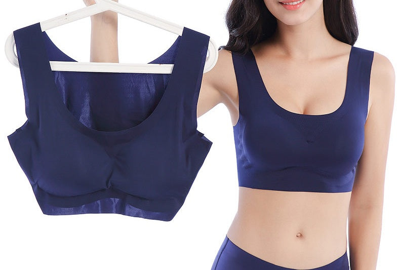 Women Solid Colored Stretchable Full Cup Sports Bra