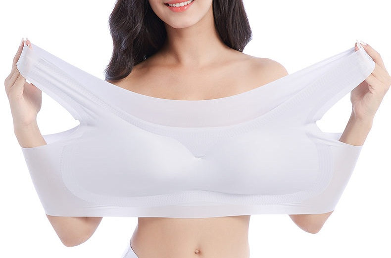 Women Solid Colored Stretchable Full Cup Sports Bra