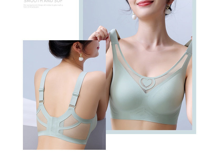Women's Plus High Impact Sports Bra Wirefree Push Up Full Coverage Running Fitness Bra