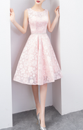 Women's Pink Bridesmaid Dress – Soft Elegance for Your Special Day