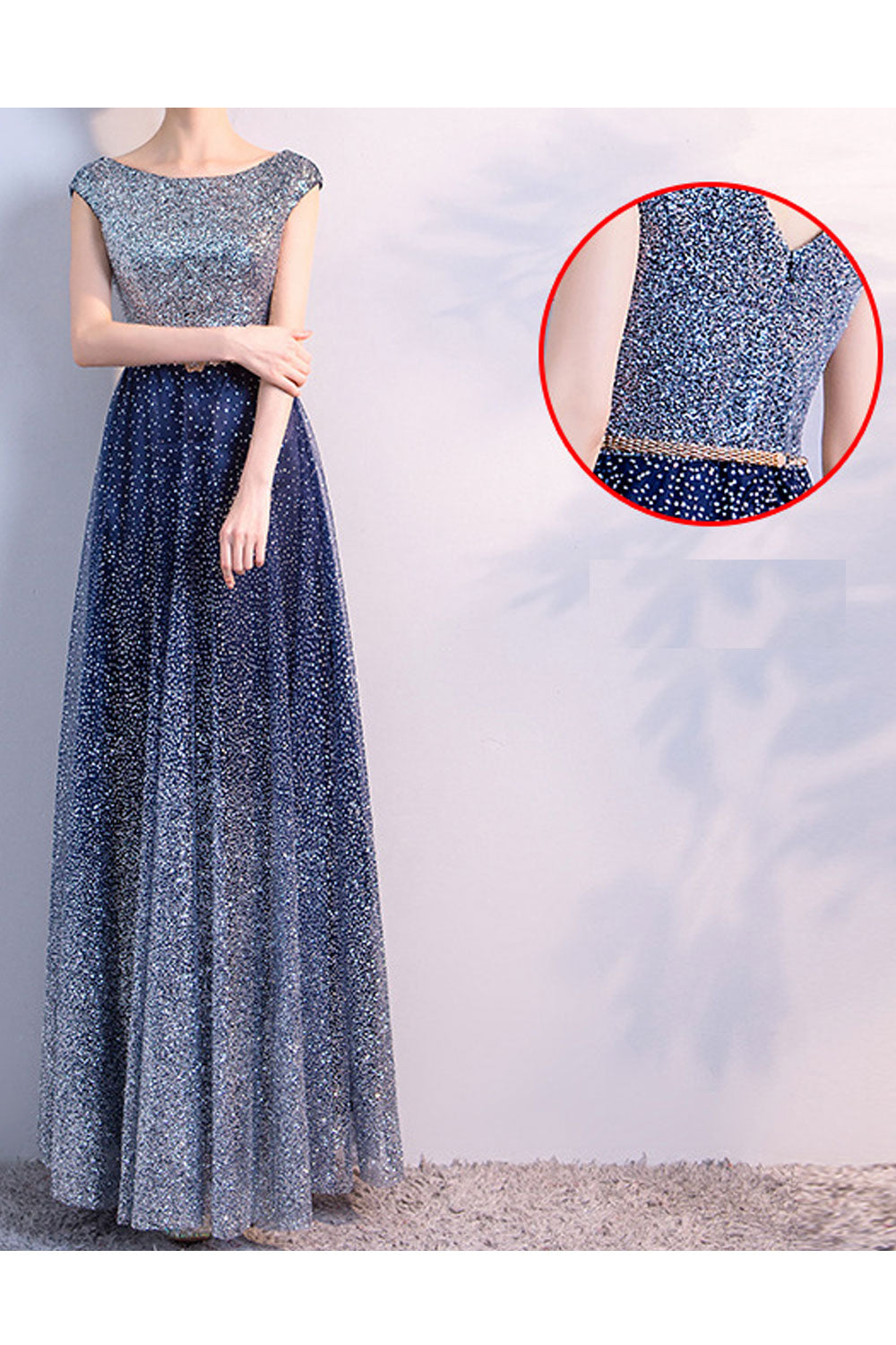 Absolutely! Here’s a dreamy and elegant full description for a long starry dress — perfect for evening wear, proms, galas, or fa