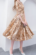 Absolutely! Here’s a full, luxurious product description for a gold evening dress for women — perfect for galas, weddings, and u