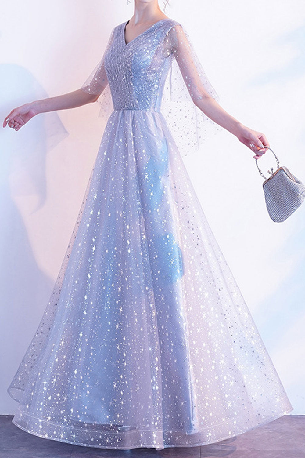 Absolutely! Here’s a refined and graceful full product description for a chorus performance evening dress, perfect for singers,