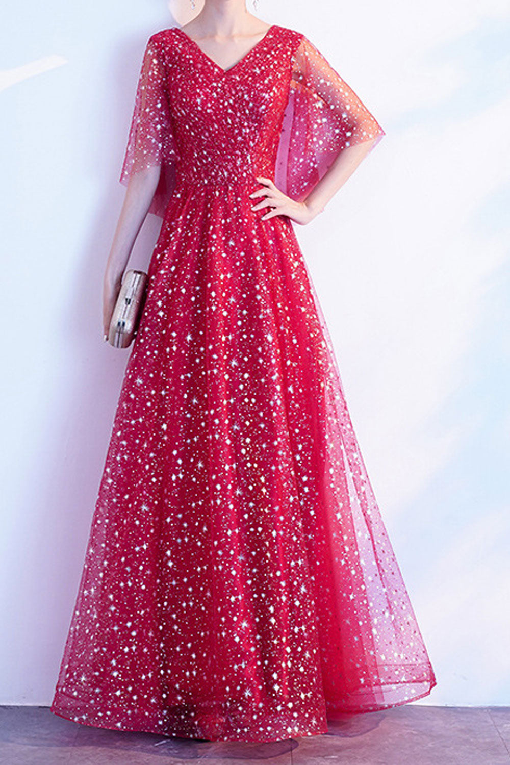 Absolutely! Here’s a refined and graceful full product description for a chorus performance evening dress, perfect for singers,