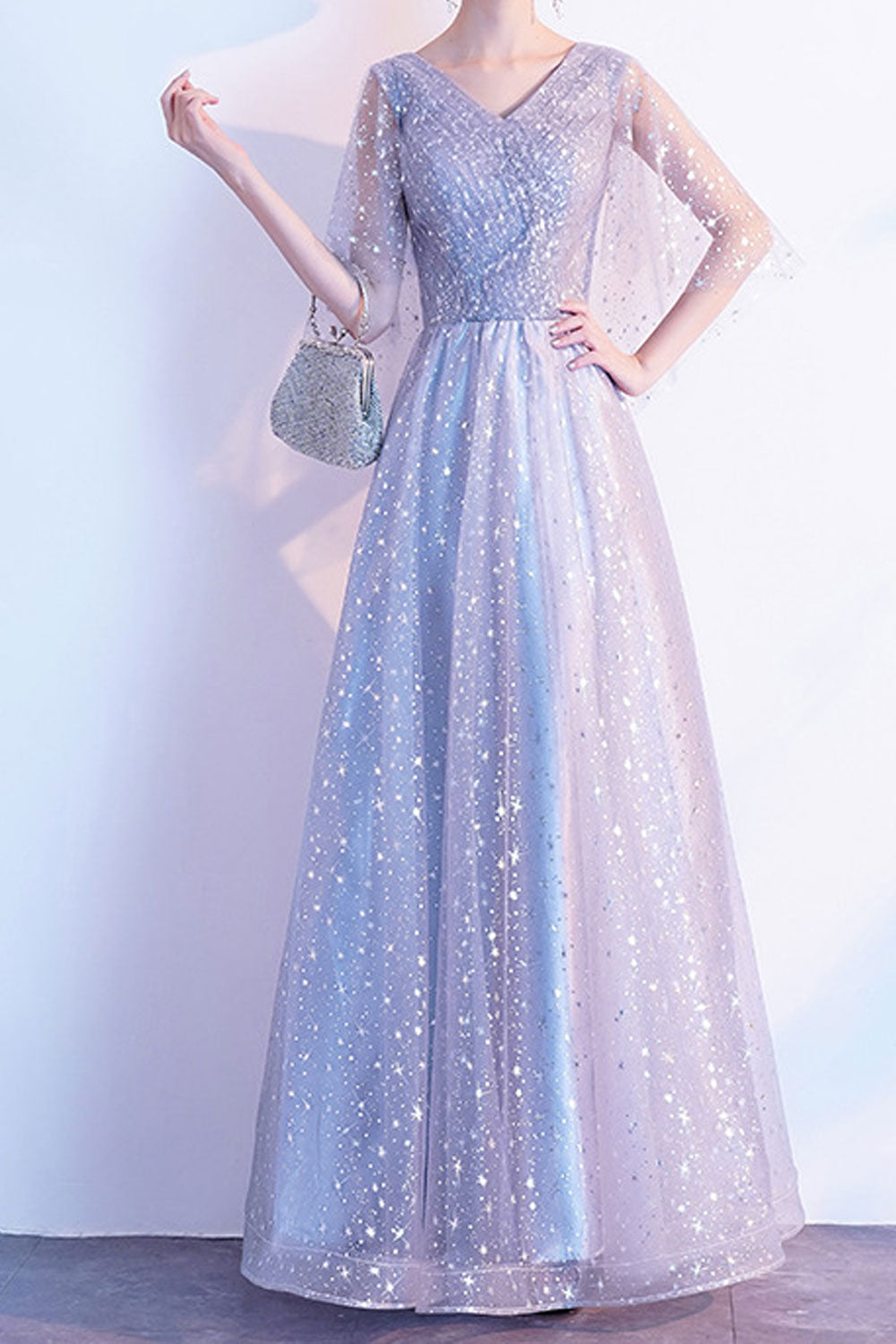 Absolutely! Here’s a refined and graceful full product description for a chorus performance evening dress, perfect for singers,
