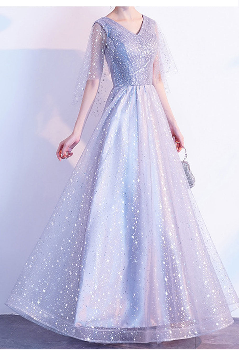 Absolutely! Here’s a refined and graceful full product description for a chorus performance evening dress, perfect for singers,