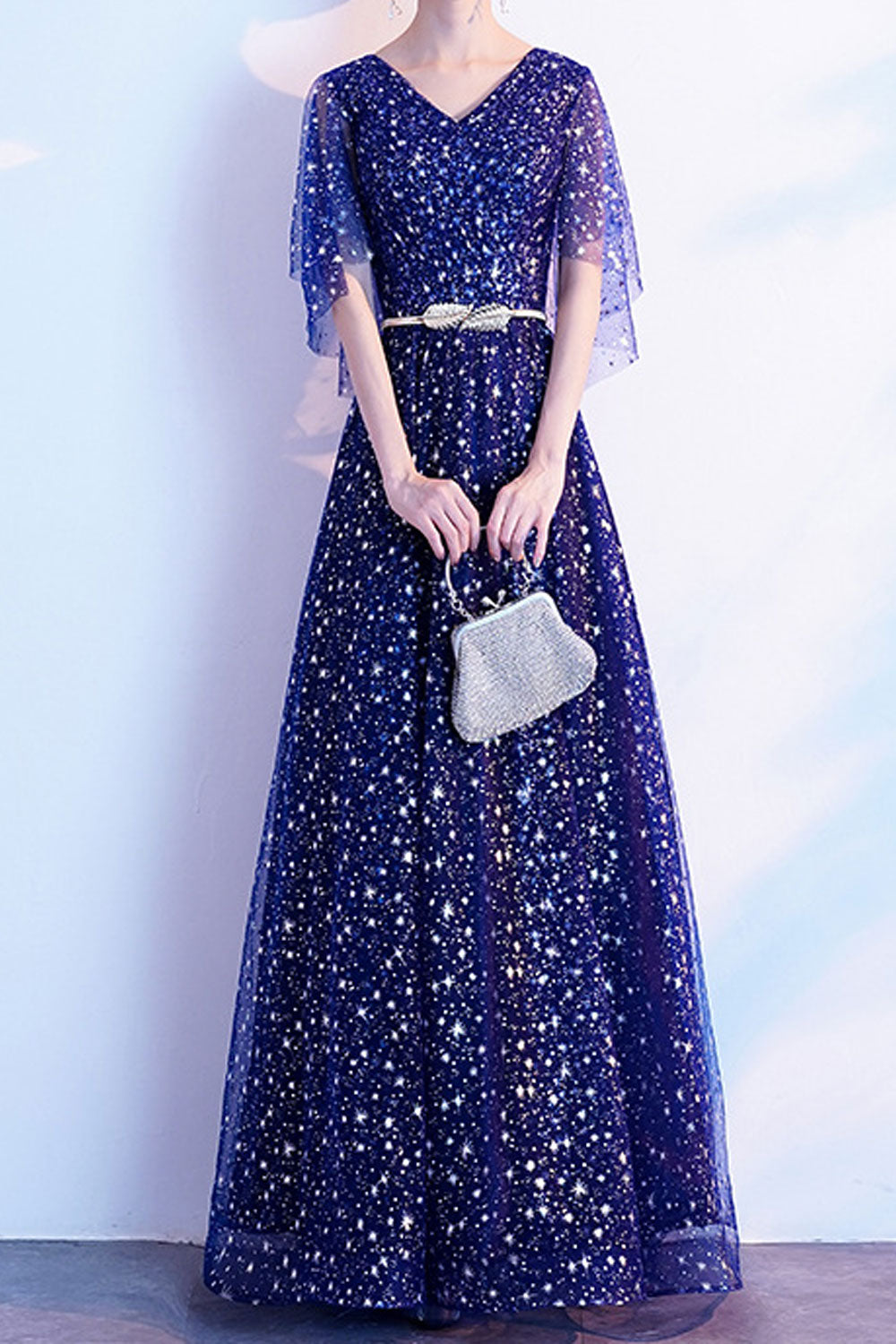 Absolutely! Here’s a refined and graceful full product description for a chorus performance evening dress, perfect for singers,