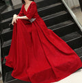 Of course! Here's a full, elegant description for a women's slim long dress