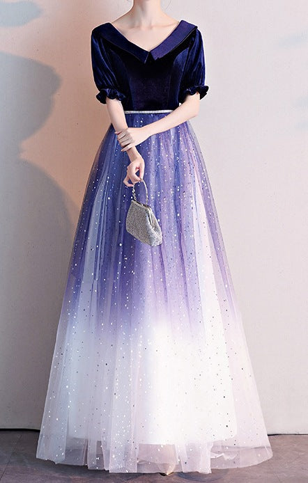 Women's Performance Dress with Long Skirt – Graceful, Flowing, and Stage-Ready