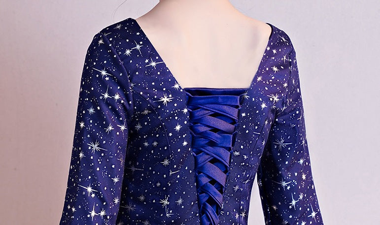 Women's Performance Dress with Long Skirt – Graceful, Flowing, and Stage-Ready