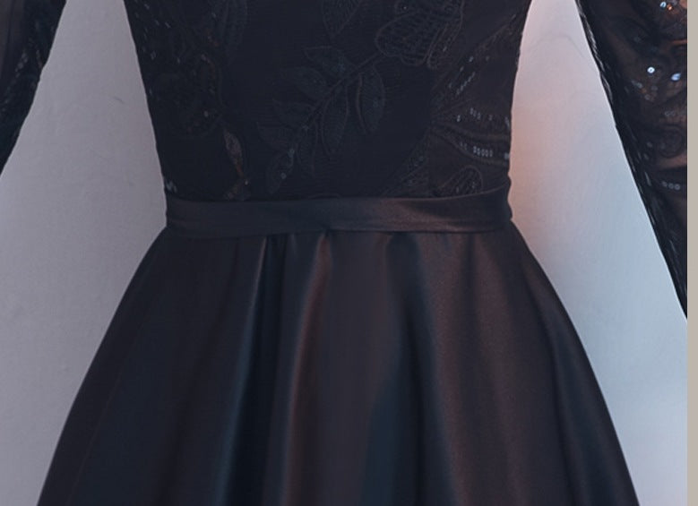 Women's Spring Evening Host Dress-Long, Elegant & Lightly Glamorous