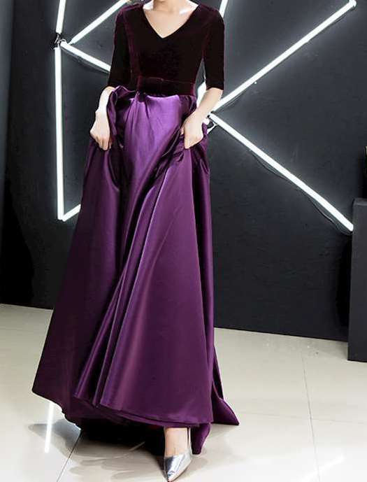 Women's Long Choir Performance Dress– Elegant, Modest & Stage-Ready