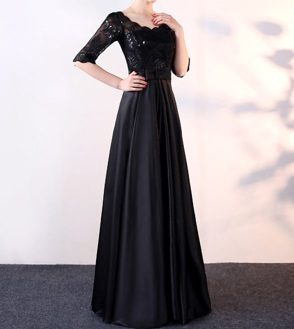Product Title: Women's Annual Meeting Host Long Dress – Elegant, Powerful & Event-Ready