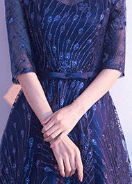 Absolutely! Here's a full description of a spring fashion simple and generous banquet long dress that’s elegant