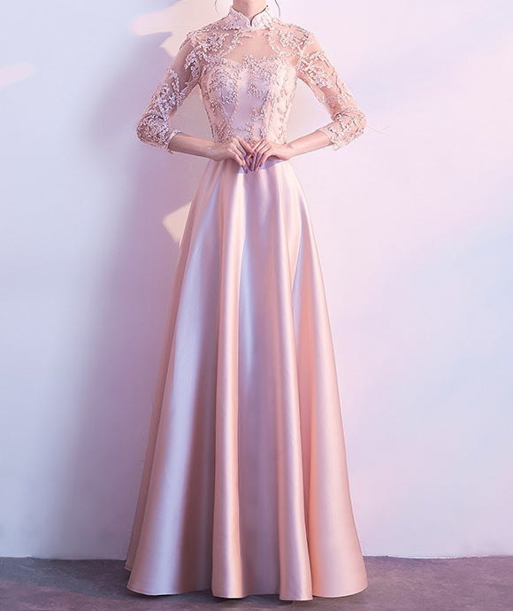 Elegant Long Evening Dress – Feminine Temperament & Timeless Grace.