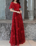 Women’s Red Engagement Dinner Dress – Bold Elegance & Romantic Charm