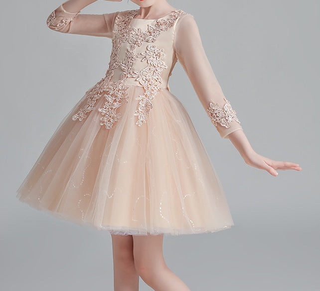 Flower Girl Skirt Dress – Whimsical, Elegant & Picture-Perfect - RAC25ZB296GDRESS