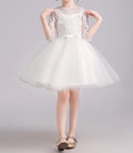 Spring White Princess Birthday & Performance Dress – Elegant, Dreamy & Magical - RAC25ZB294GDRESS