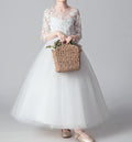 Girl’s Tutu Dress – Flower Girl Edition | Whimsical, Elegant & Picture-Perfect - RAC25ZB287GDRESS