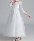 Girls’ Performance Costume One-Piece Dress – Stylish, Comfortable & Stage-Ready - RAC25ZB286GDRESS