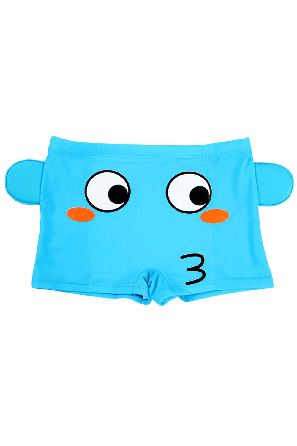 Kids Boys Cartoon Eyes Elasticated Waistline Beach Swim Short