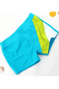 Kids Boys Elastic Waistline Boxer Style Elegant Swim Short