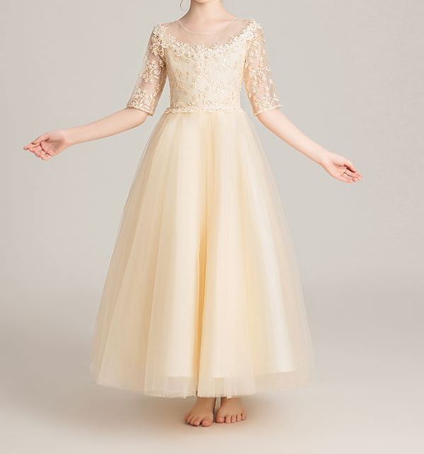 Flower Girl Wedding Dress / Children’s Host / Evening Dress - RAC25ZB280GDRESS