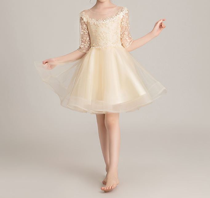 Flower Girl Wedding Dress / Children’s Host / Evening Dress - RAC25ZB280GDRESS