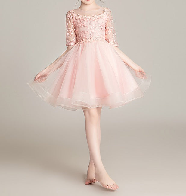 Flower Girl Wedding Dress / Children’s Host / Evening Dress - RAC25ZB280GDRESS