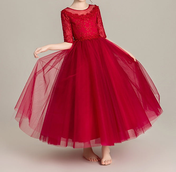 Flower Girl Wedding Dress / Children’s Host / Evening Dress - RAC25ZB280GDRESS
