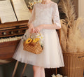 Elegant Embroidered Princess Dress for Girls – Flower Girl Tutu Mesh Skirt - RAC25ZB275GDRESS
