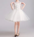 New Spring White Birthday Princess Performance Dress for Girls - RAC25ZB268GDRESS
