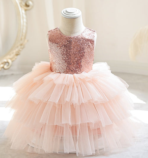 Children’s Short Princess Dress – Flower Girl Wedding Dress - RAC25ZB292GDRESS