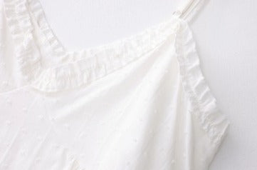 Seaside Holiday French Style Small Camisole - Romantic Summer Top for Women