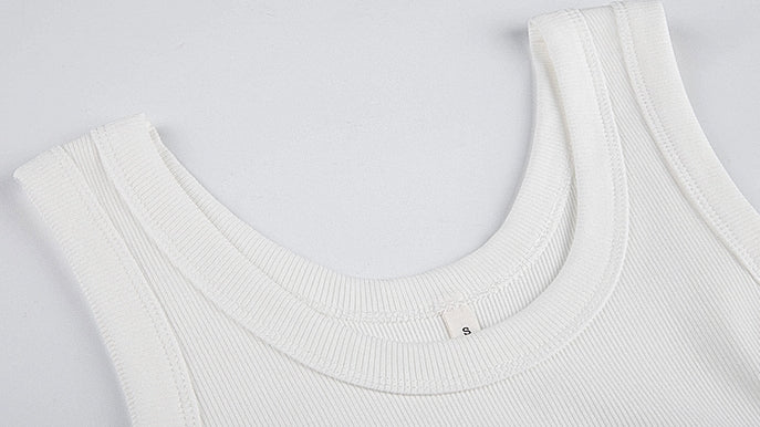 Threaded Camisole Sports Vest for Women - Breathable, Supportive, and Sleek