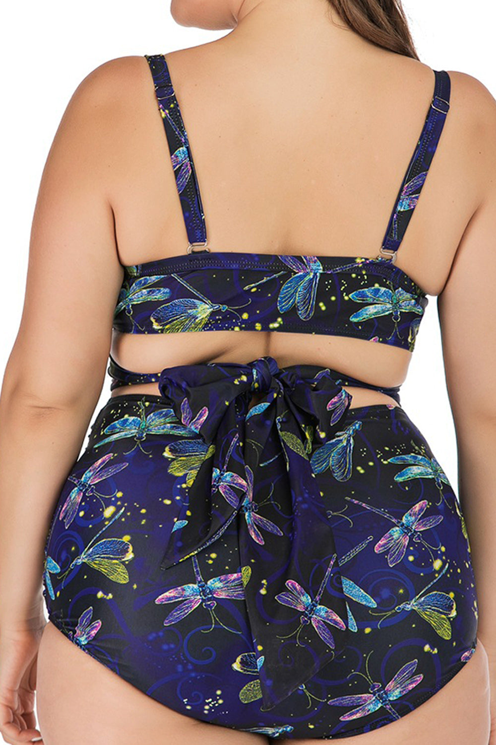 Women Classy Printed Pattern Amazing Two Piece High Waist Swimwear