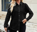 Women's Spring & Summer Washed Denim Shrug Shirt - Lightweight Long-Sleeved Casual Top