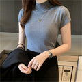 Women's Summer Half-High Collar Knit Sweater