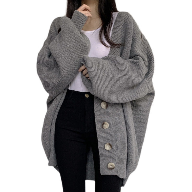 Women's Autumn & Winter V-Neck Knit Cardigan