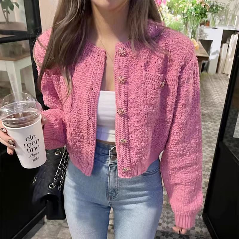 Women's Round Neck Long-Sleeved Sweater - Classic Casual Knit Pullover for Everyday Style