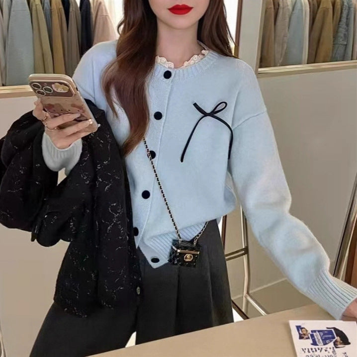 Women College Style Sweater Jacket for Women | Spring & Autumn Lightweight Knitwear