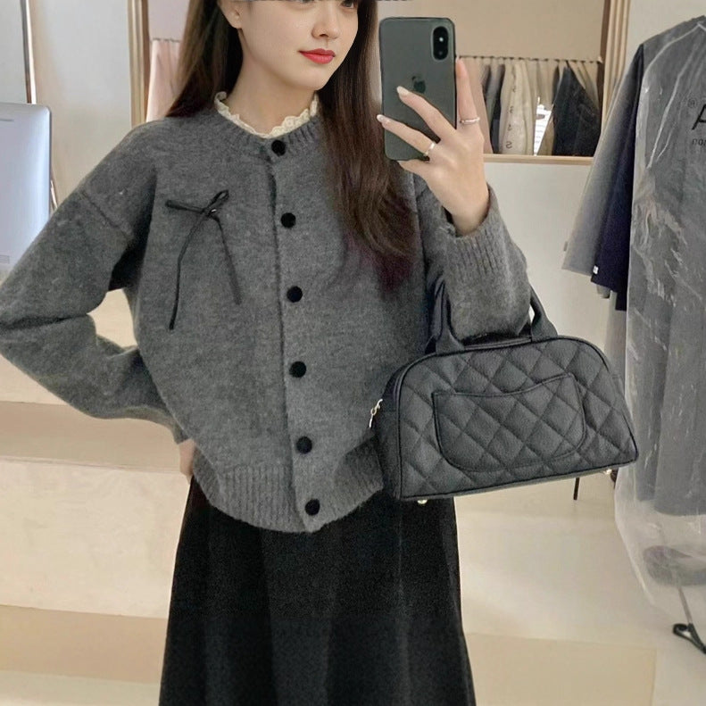Women College Style Sweater Jacket for Women | Spring & Autumn Lightweight Knitwear