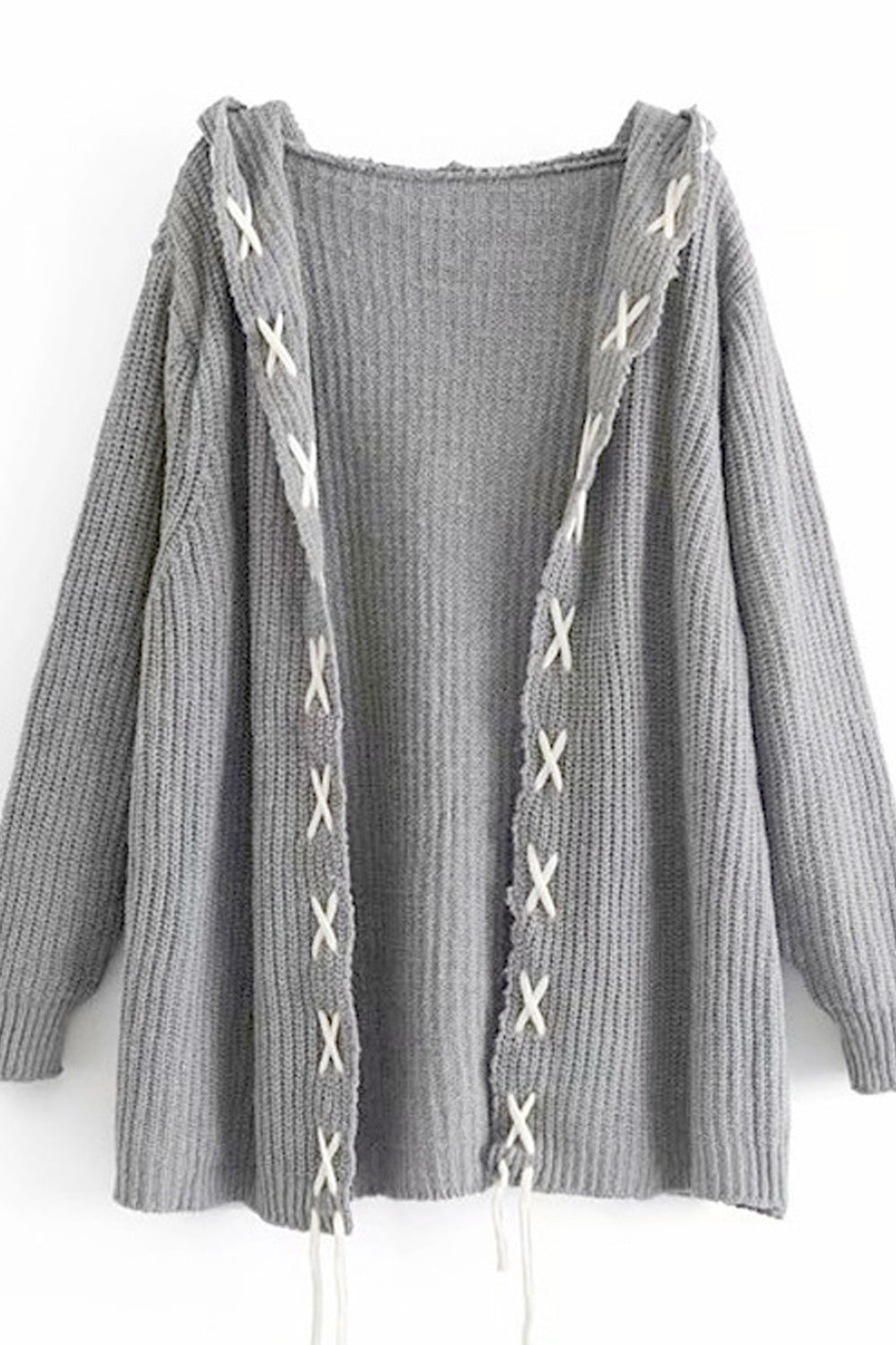 Women Full Sleeve Front Open Warm Knit Casual Winter Cardigan